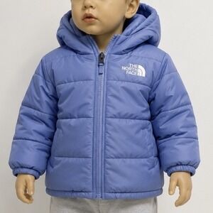 The North Face Toddler Girls Puffer Jacket 18/24  Infant  Reversible